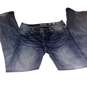 Blue Miss Me bootcut jeans